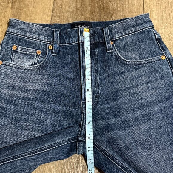 LUCKY Brand High Rise Wide Leg Jeans Size 2/26 - Picture 8 of 12